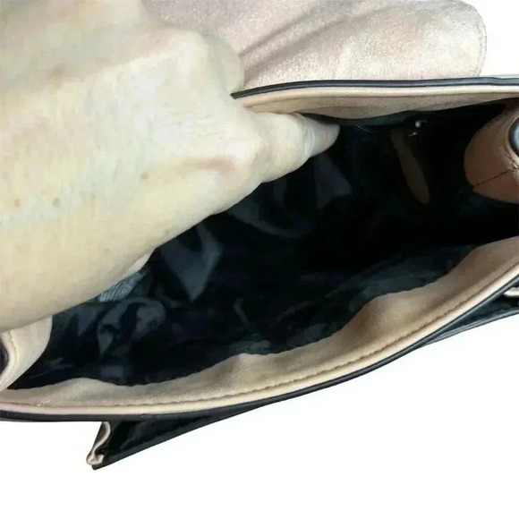 Franco Sarto Women's Pink Boho Crossbody Handbag with Tassel - Picture 8 of 8